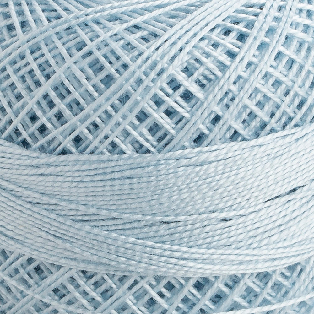 Domino Cotton Perle Size 12 Embroidery Thread (5 g), Baby Blue - 4590012-01031