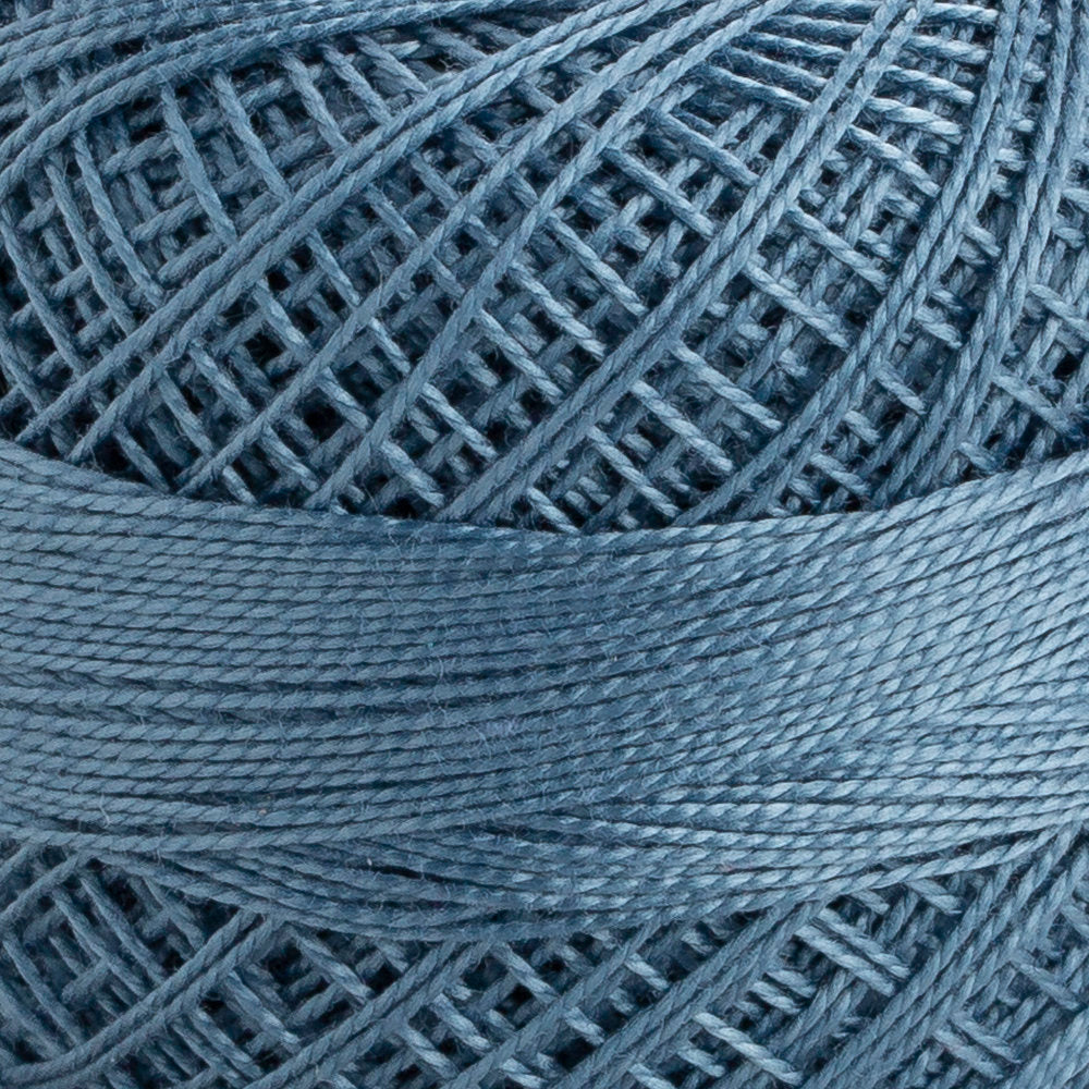 Domino Cotton Perle Size 12 Embroidery Thread (5 g), Blue - 4590012-01034