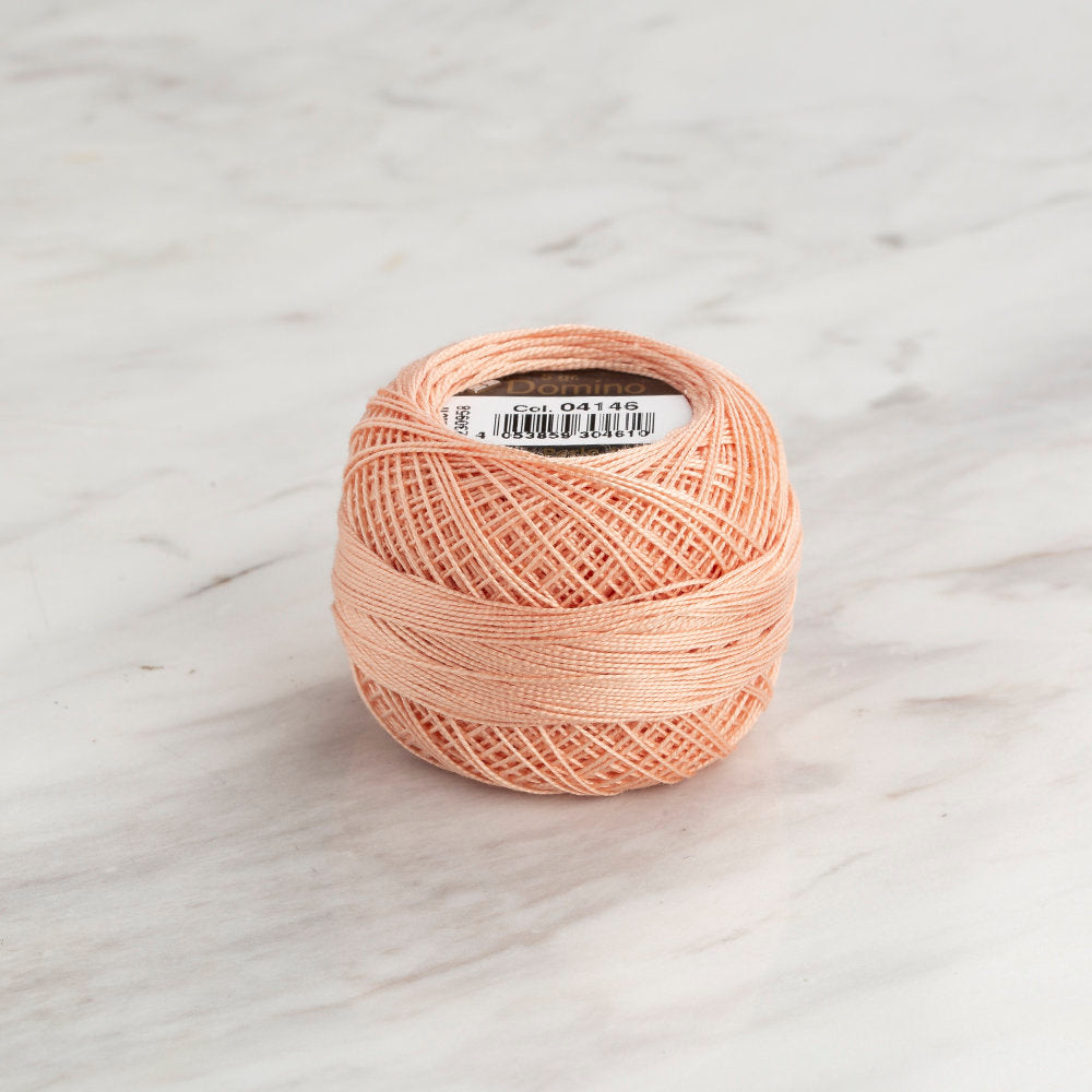 Domino Cotton Perle Size 12 Embroidery Thread (5 g), Tan - 4590012-04146