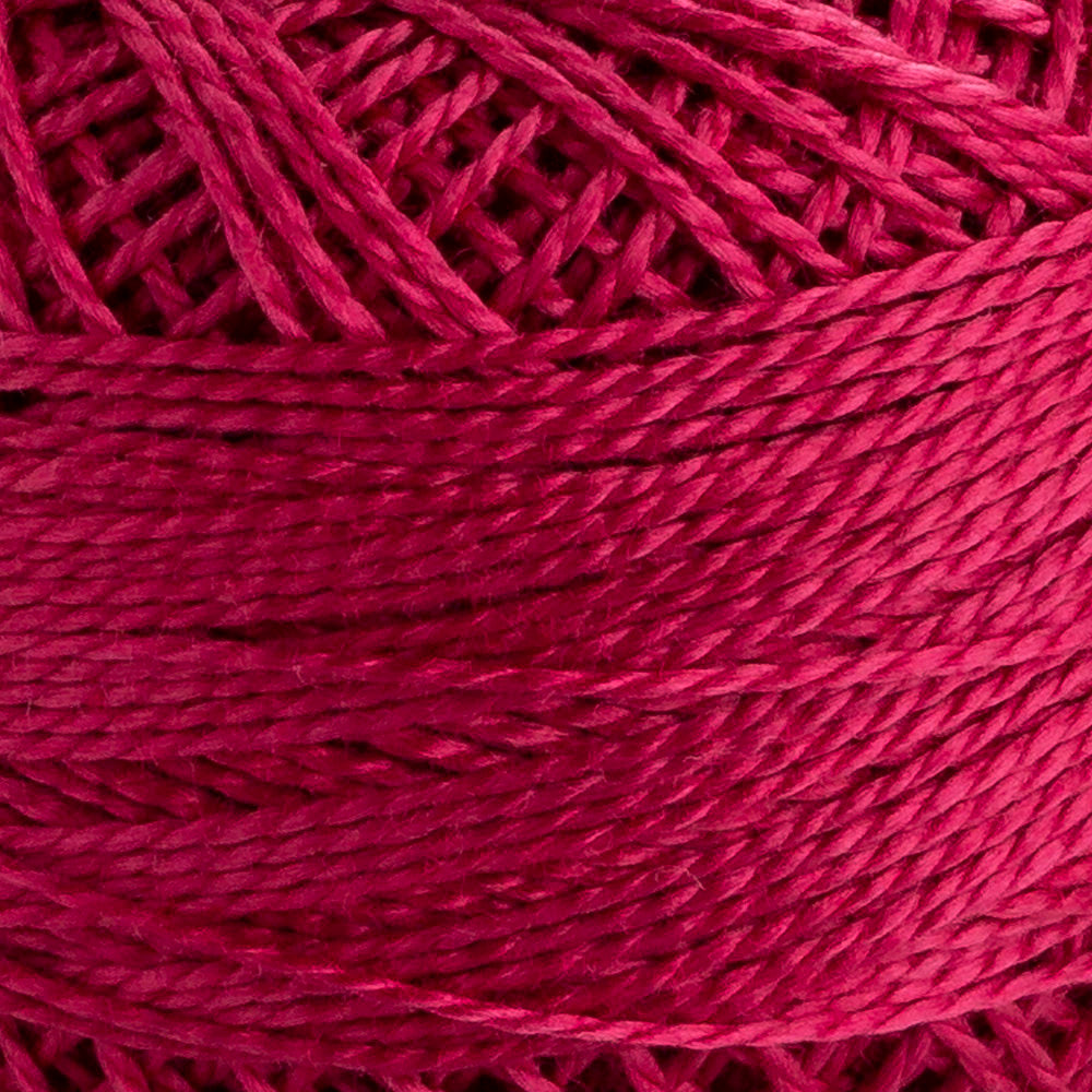 Domino Cotton Perle Size 8 Embroidery Thread (8 g), Light Plum - 4598008-00069