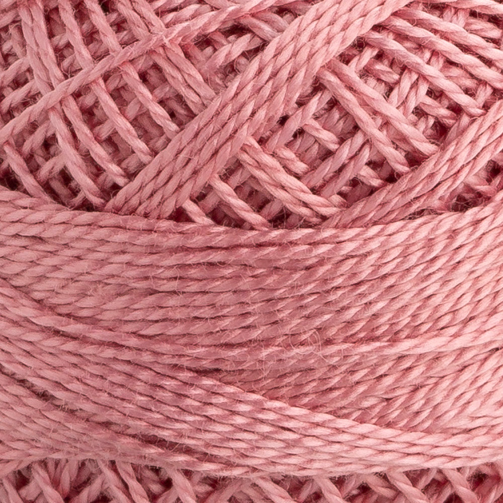 Domino Cotton Perle Size 8 Embroidery Thread (8 g), Dark Lilac - 4598008-00969