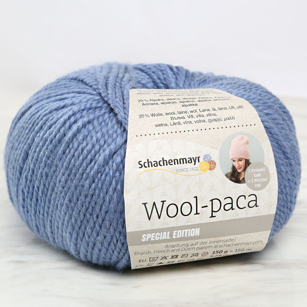 Schachenmayr Wool-paca Yarn, Blue - 00099