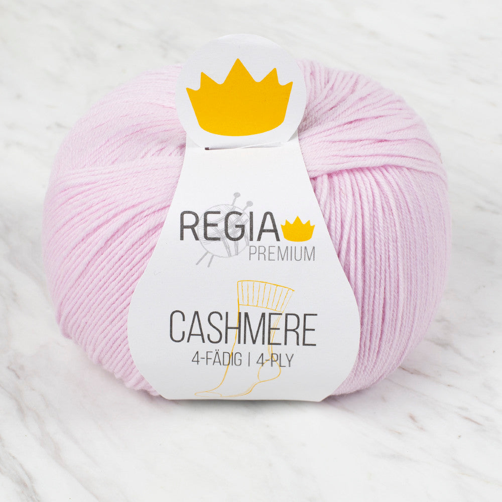 Schachenmayr Regia Premium Cashmere Knitting Yarn, Light Lilac - 9801637 - 00031