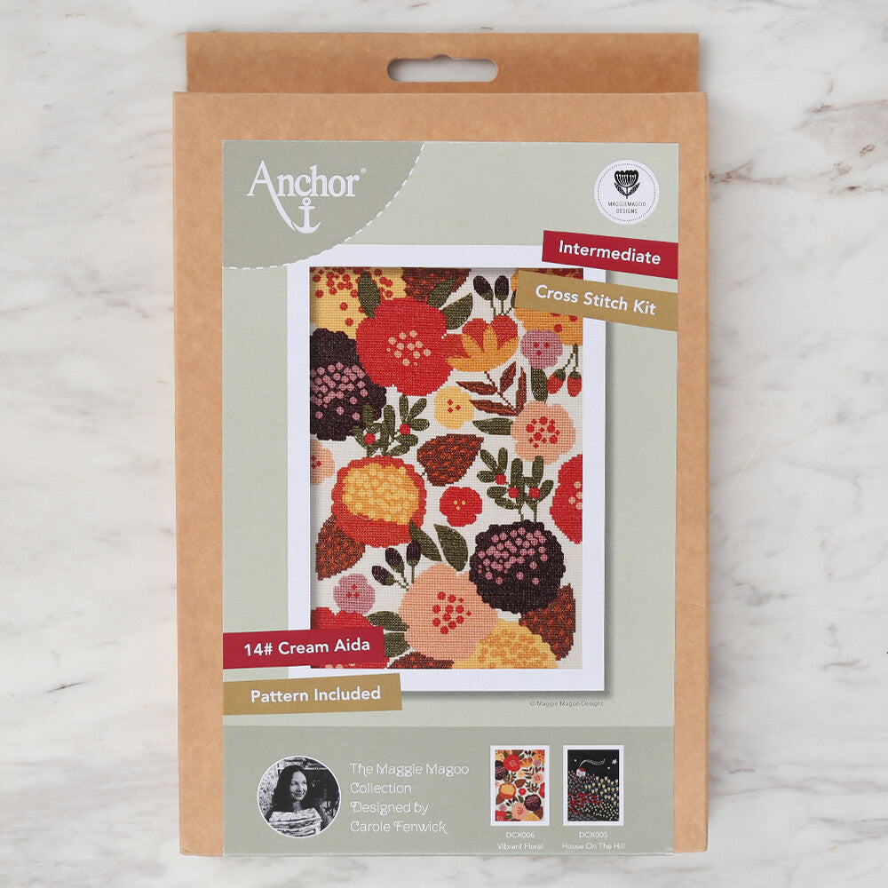 Anchor Embroidery Kit 28 x 19cm 11.02 x 7.48" DCX006