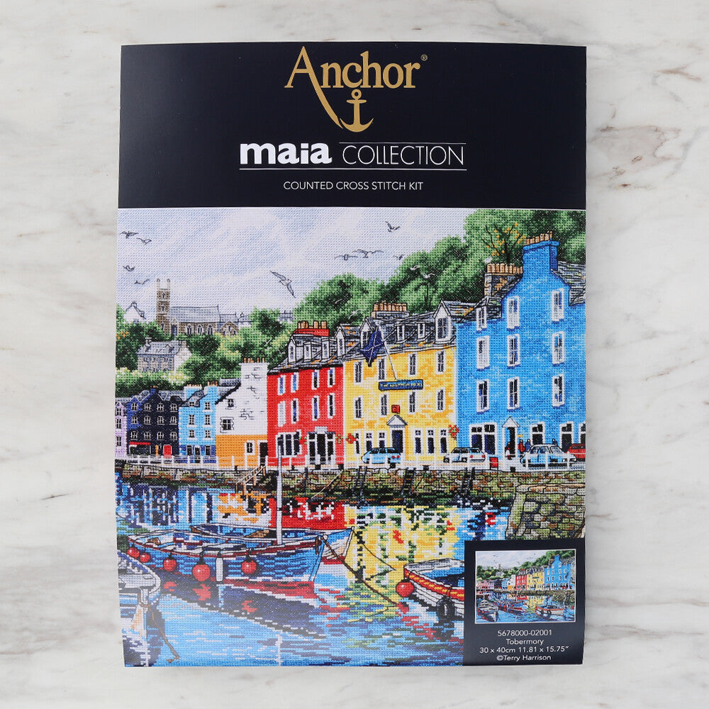 Anchor Maia Cross Stitch Kit 30 x 40cm 11.81 x 15.75" - 5678000-02001