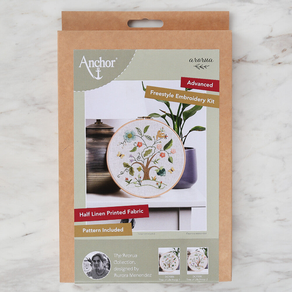 Anchor Embroidery Kit 22cm 8.66" DCF005