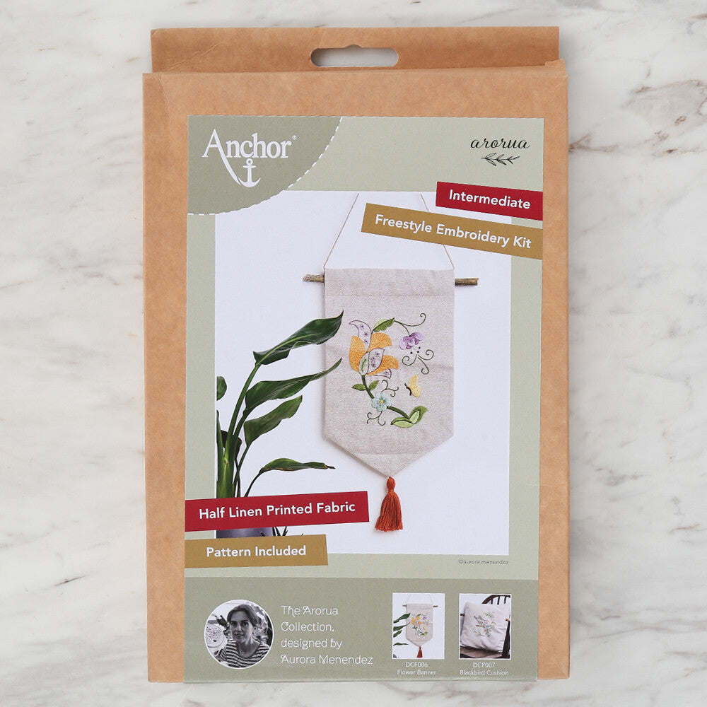 Anchor Embroidery Kit 25.5 x 17cm 10.04 x 6.70" DCF006