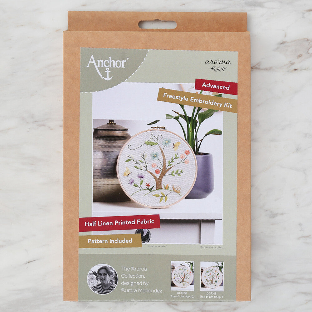 Anchor Embroidery Kit 20cm 7.87" DCF008