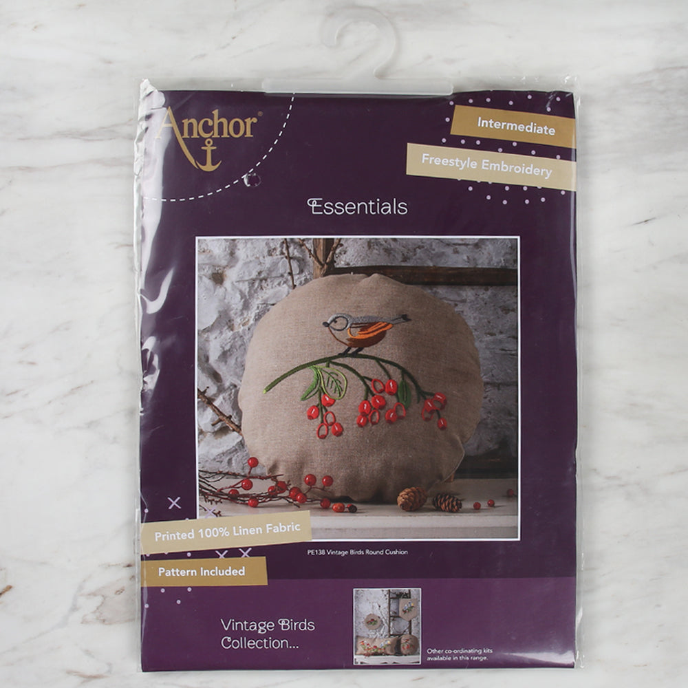 Anchor Hand Embroidery Kit - Bird - PE138