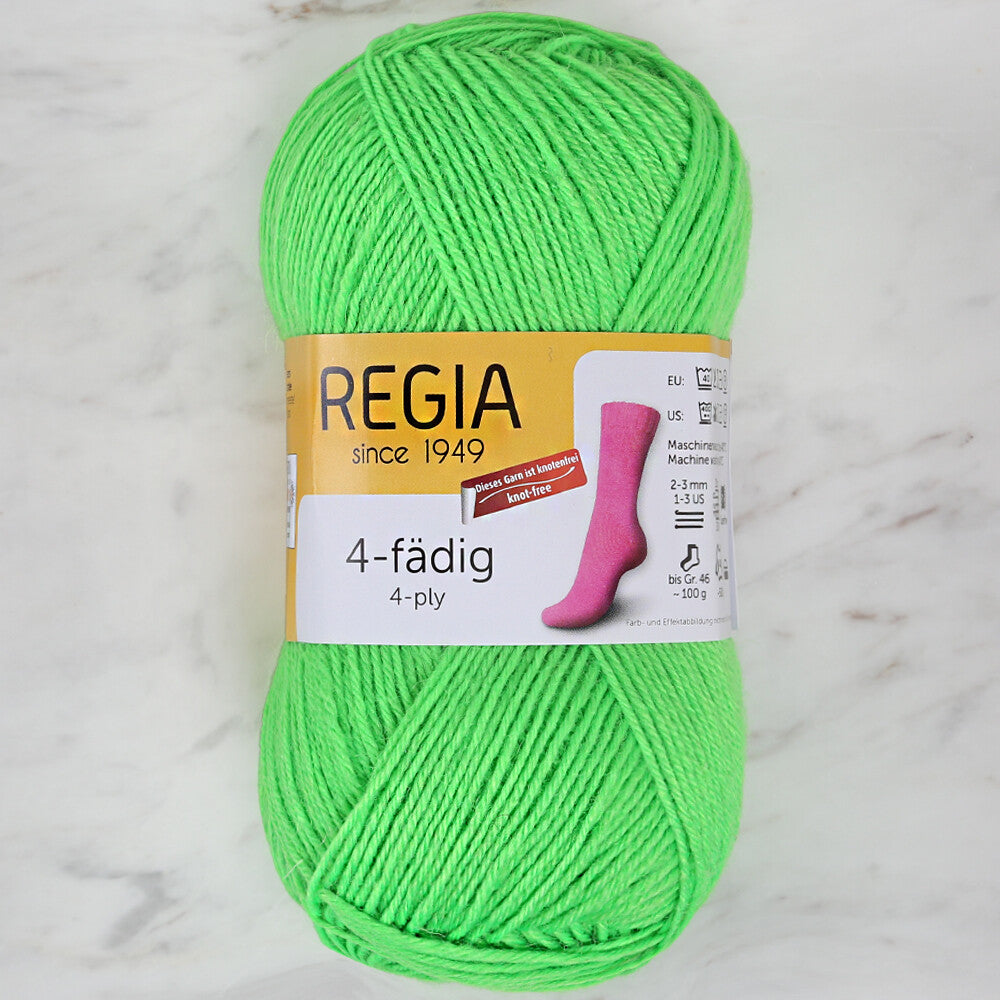 Schachenmayr Regia 4-PLY 50gr Sock Yarn, Green - 02091