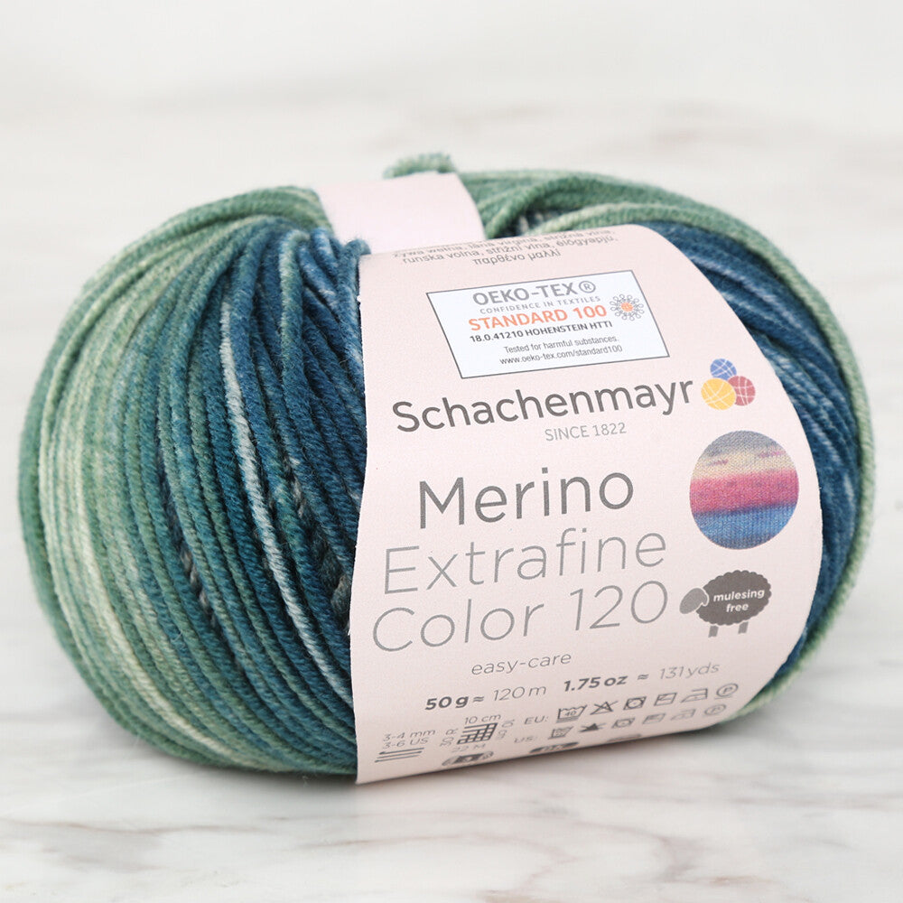 Schachenmayr Merino Extrafine Color 120, Variegated - 000474