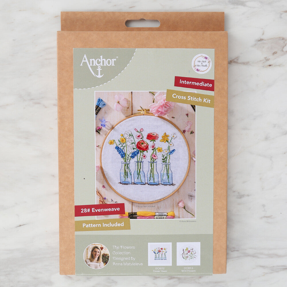 Anchor Embroidery Kit 20 x 17cm 8 x 6.64" DCX012