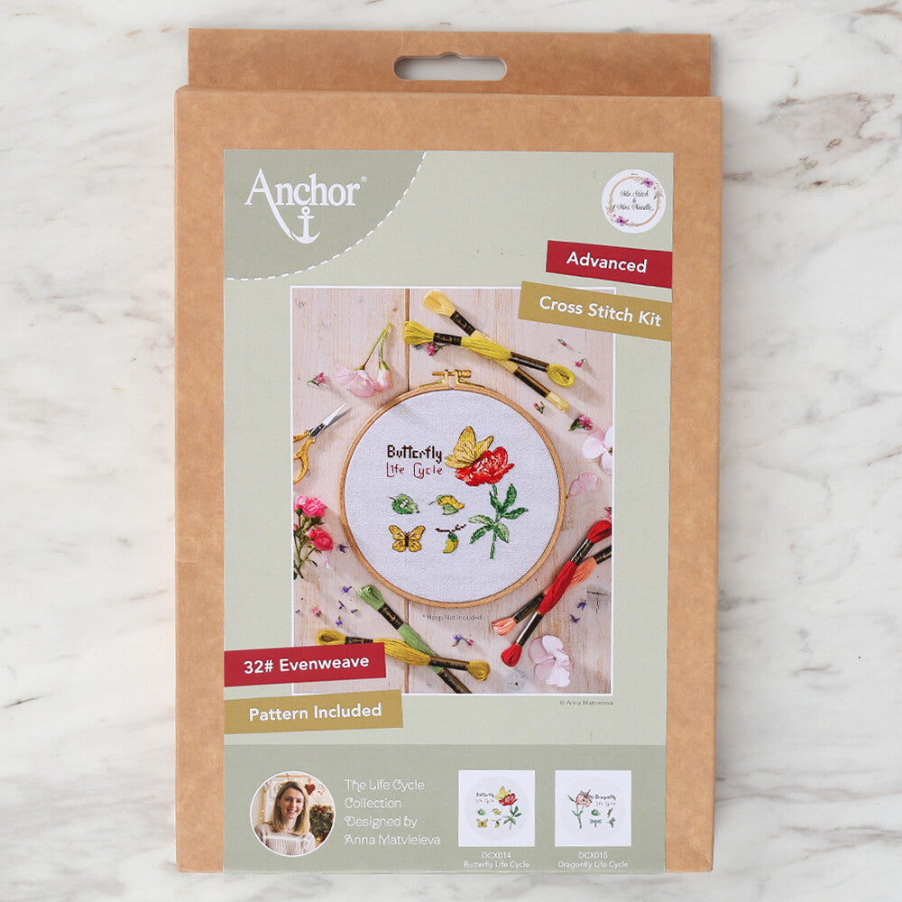 Anchor Embroidery Kit 13 x 11cm 5.11 x 4.33" DCX014