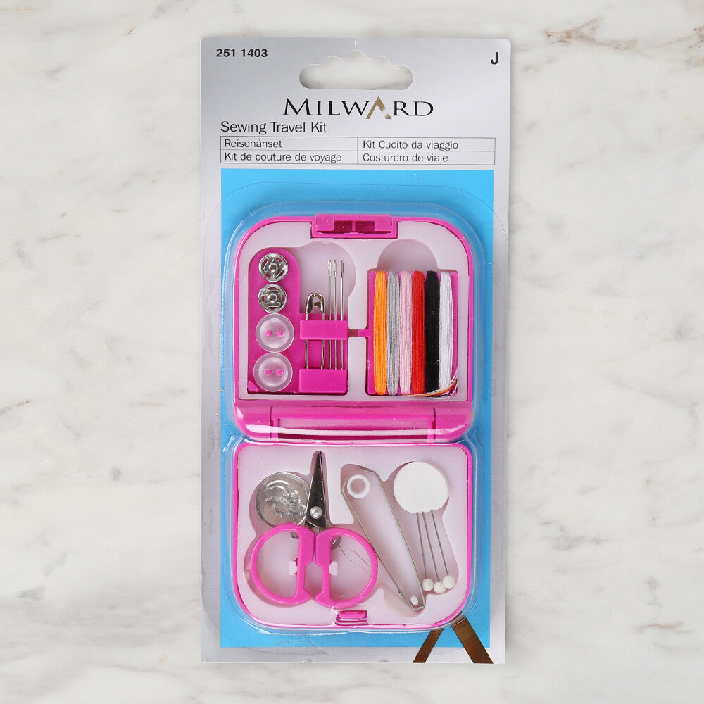 Milward Sewing Travel Kit Pink - 251 1403