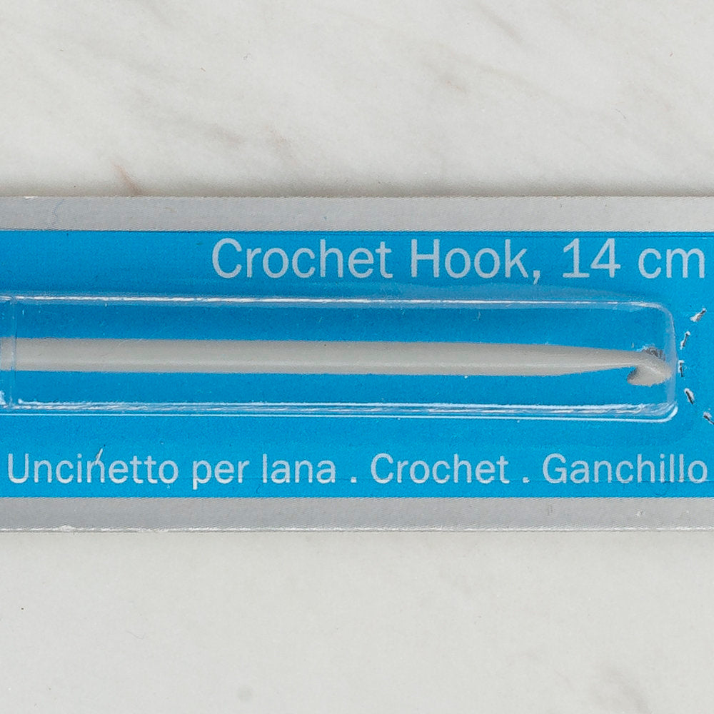 Milward Aluminium Crochet Hook with Plastic Handle 14 cm, size 2.5mm