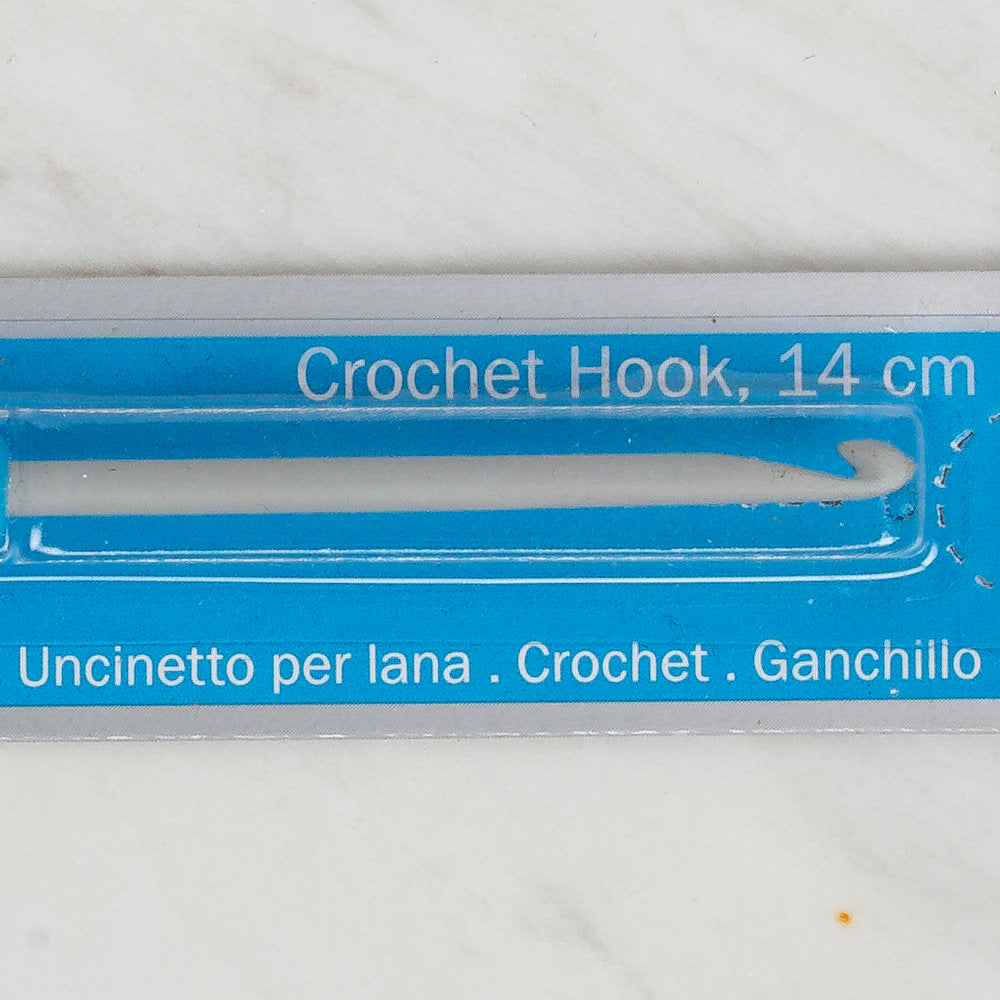 Milward Aluminium Crochet Hook with Plastic Handle 14 cm, size 3 mm