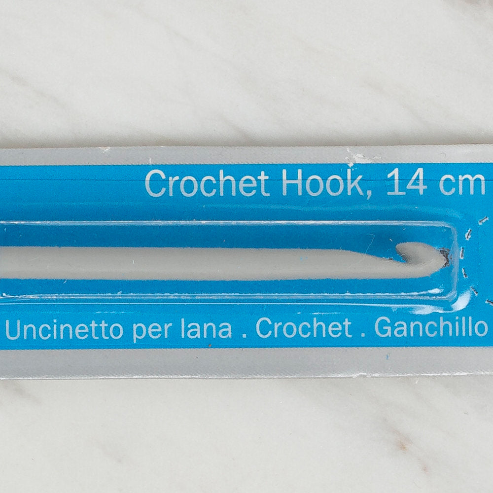 Milward Aluminium Crochet Hook with Plastic Handle 14 cm, size 3,5 mm
