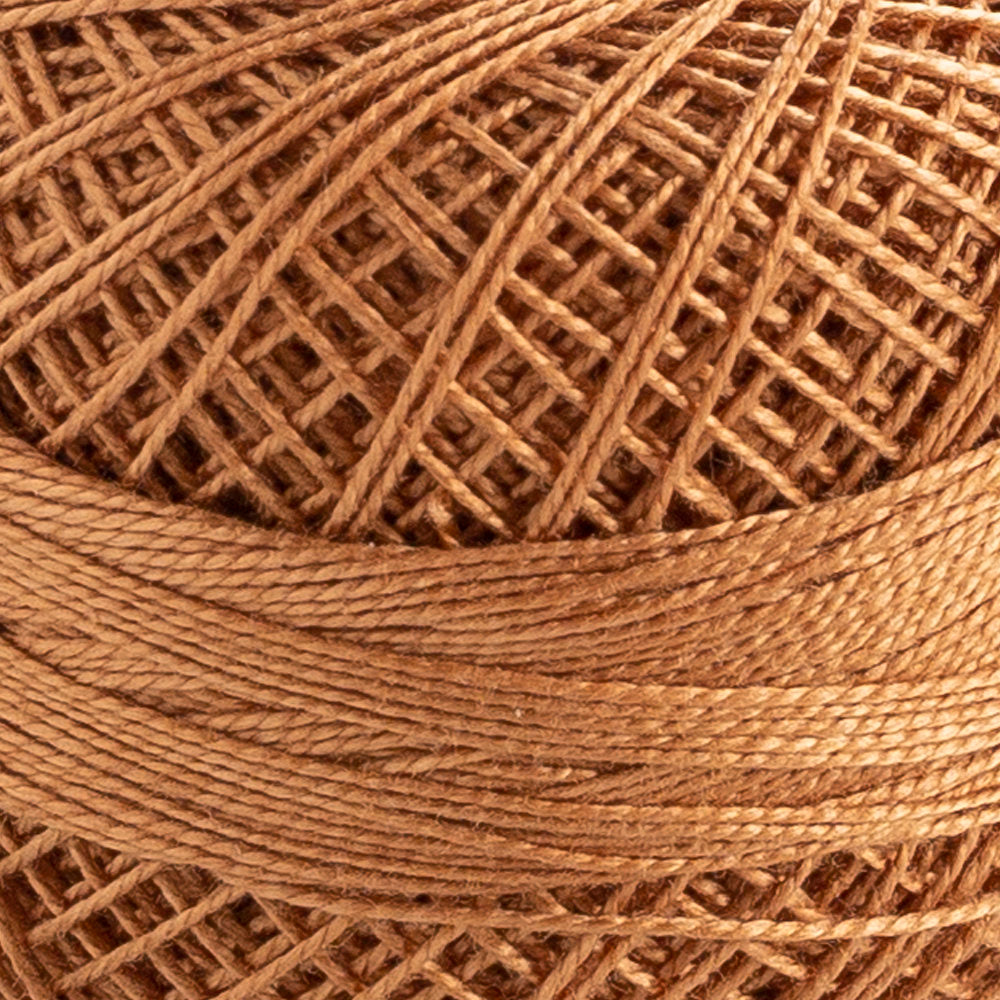 Domino Cotton Perle Size 12 Embroidery Thread (5 g), Brown - 4590012-374