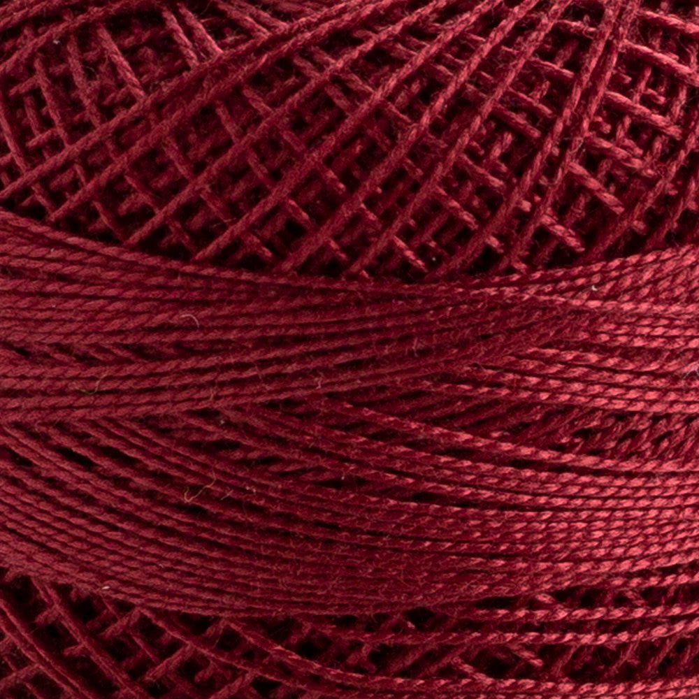 Domino Cotton Perle Size 12 Embroidery Thread (5 g), Claret - 4590012-897