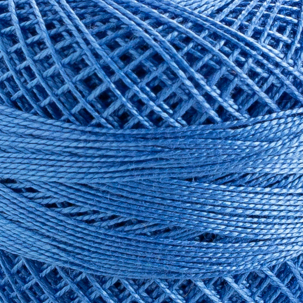 Domino Cotton Perle Size 12 Embroidery Thread (5 g), Blue - 4590012-K0013