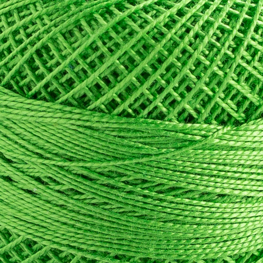 Domino Cotton Perle Size 12 Embroidery Thread (5 g), Green - 4590012-K0020