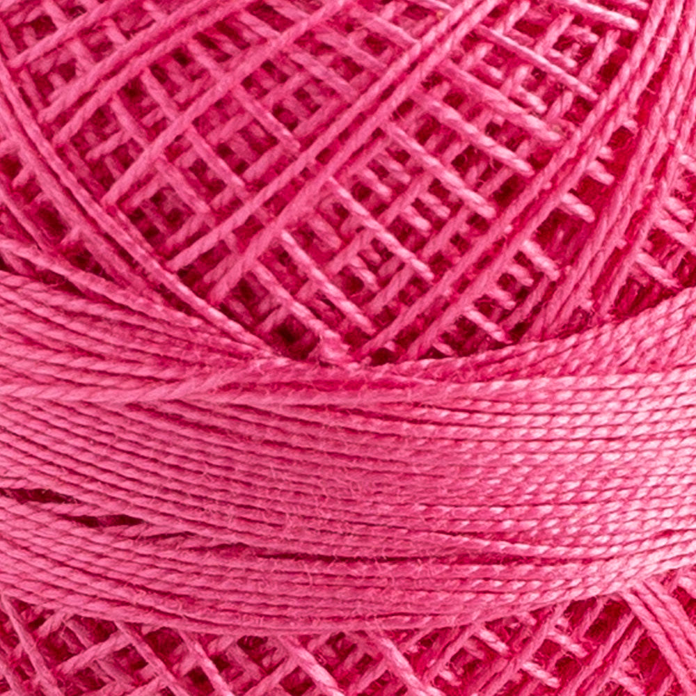 Domino Cotton Perle Size 12 Embroidery Thread (5 g), Pink - 4590012-K0024