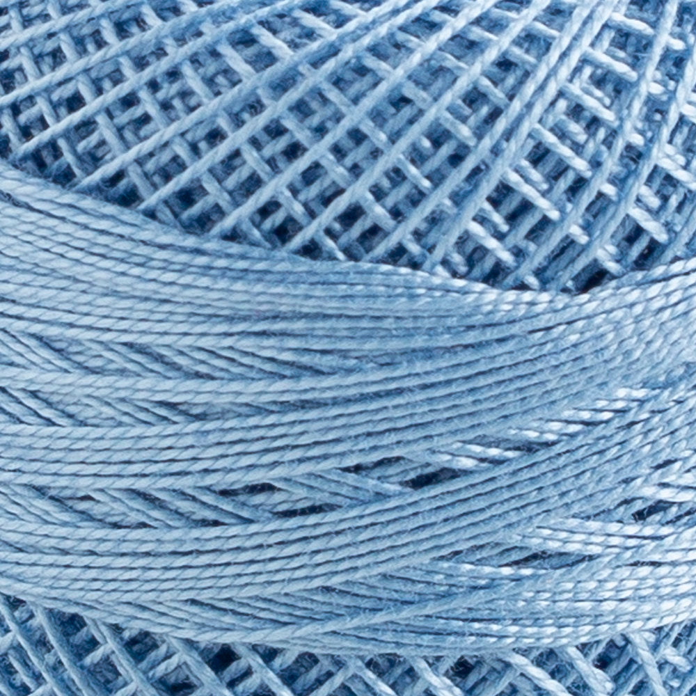 Domino Cotton Perle Size 12 Embroidery Thread (5 g), Light Blue - 4590012-K0028