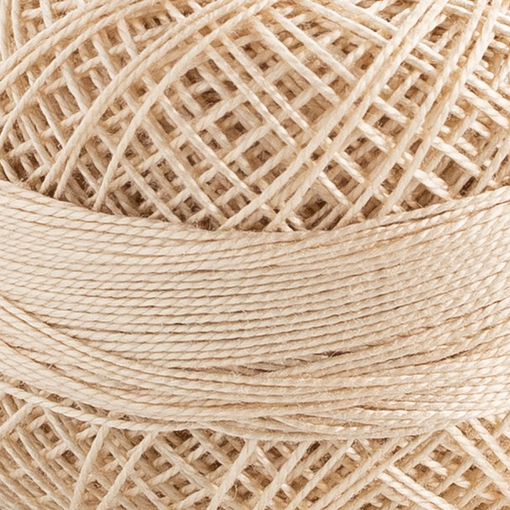 Domino Cotton Perle Size 12 Embroidery Thread (5 g), Beige - 4590012-K0070