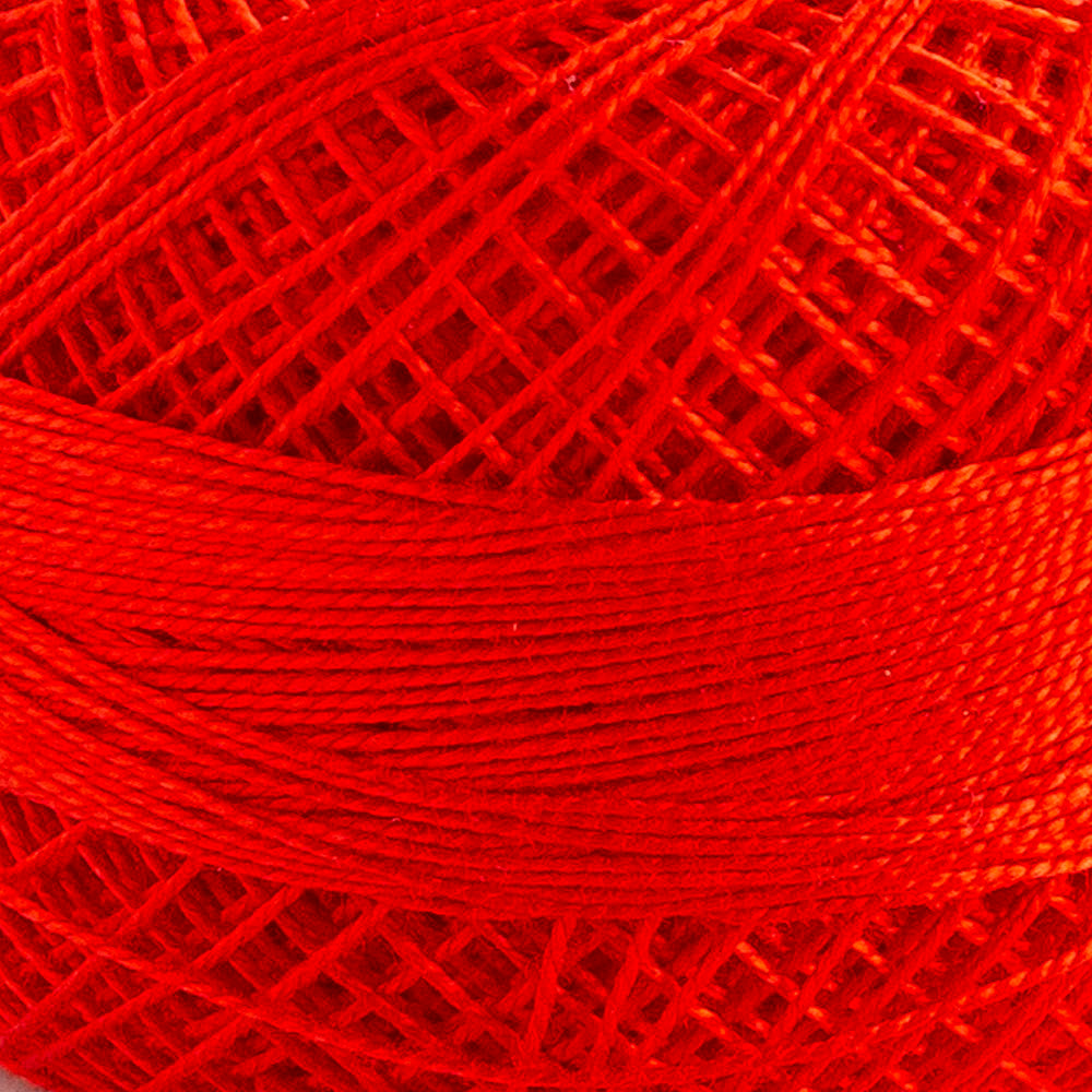 Domino Cotton Perle Size 12 Embroidery Thread (5 g), Red - 4590012-K0108