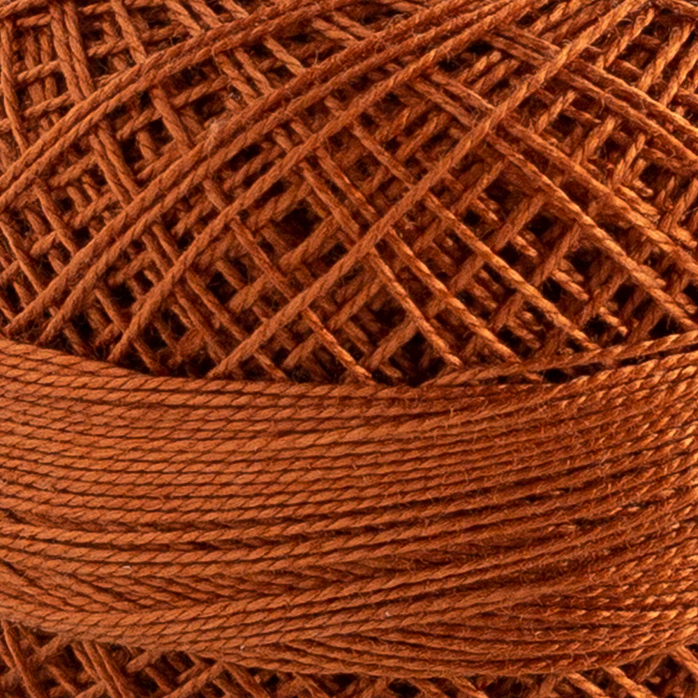 Domino Cotton Perle Size 12 Embroidery Thread (5 g), Brown - 4590012-K0137