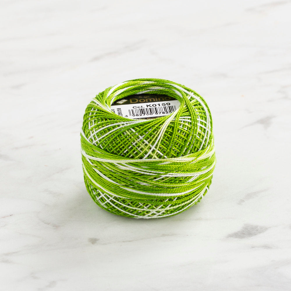 Domino Cotton Perle Size 12 Embroidery Thread (5 g), Variegated - 4590012-K0159