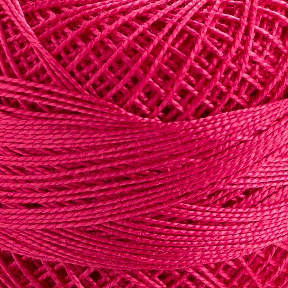 Domino Cotton Perle Size 12 Embroidery Thread (5 g), Fuschia - 4590012-K0215
