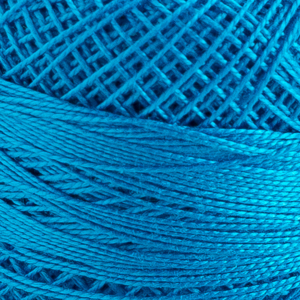 Domino Cotton Perle Size 12 Embroidery Thread (5 g), Blue - 4590012-K0217