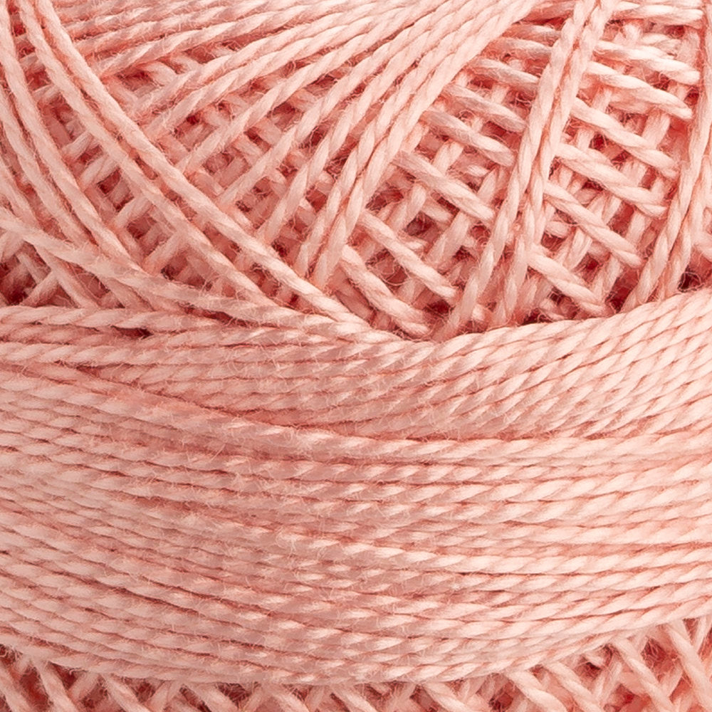 Domino Cotton Perle Size 8 Embroidery Thread (8 g), Dusty Rose - 4598008-00893