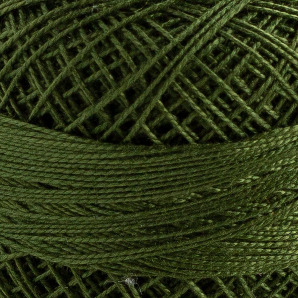 Domino Cotton Perle Size 12 Embroidery Thread (5 g), Green - 4590012-269