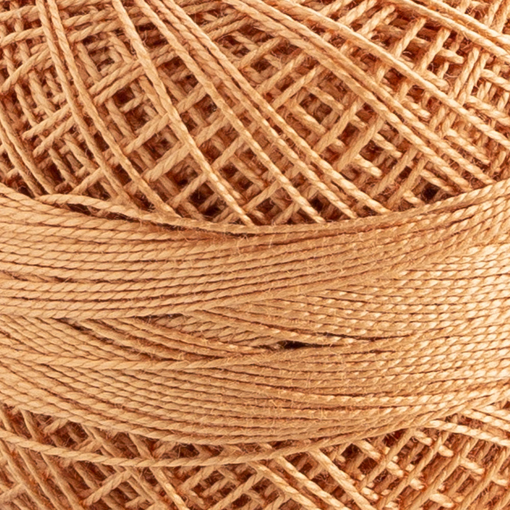 Domino Cotton Perle Size 12 Embroidery Thread (5 g), Beige - 4590012-368