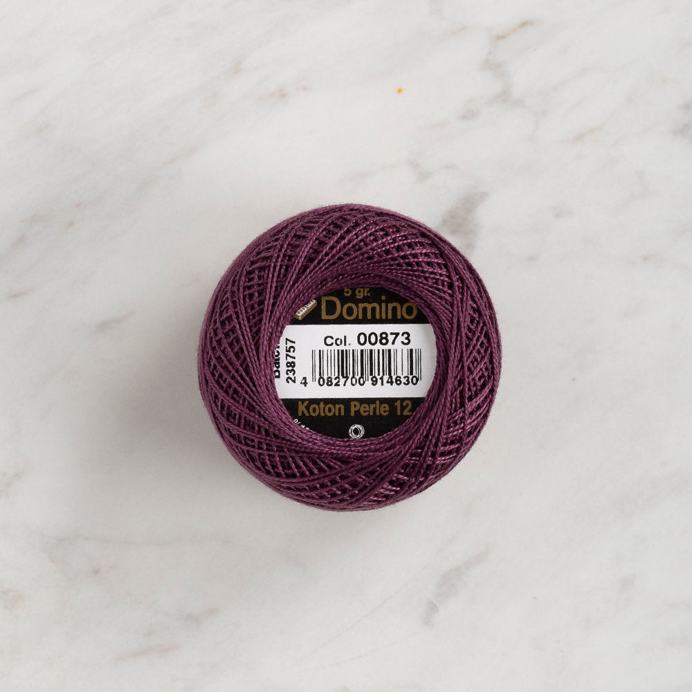 Domino Cotton Perle Size 12 Embroidery Thread (5 g), Purple - 4590012-873