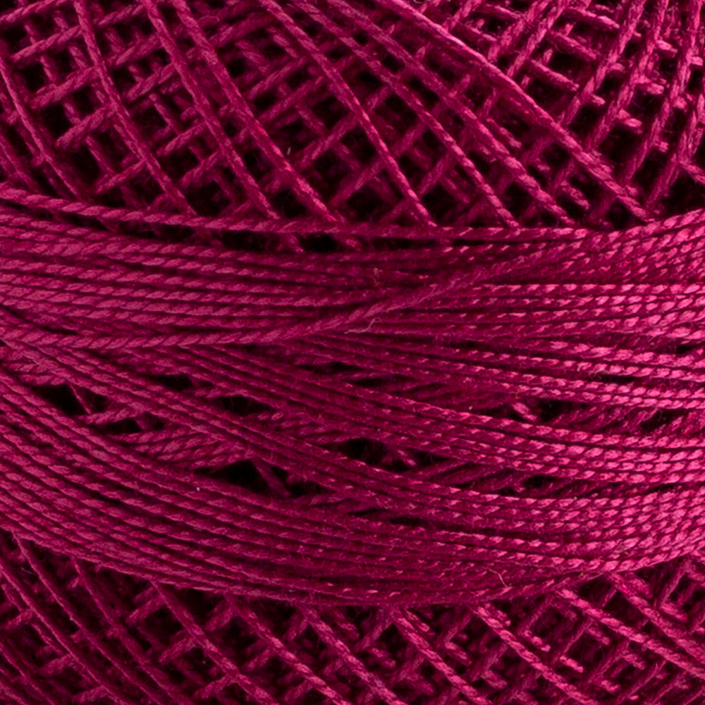 Domino Cotton Perle Size 12 Embroidery Thread (5 g), Plum - 4590012-1028
