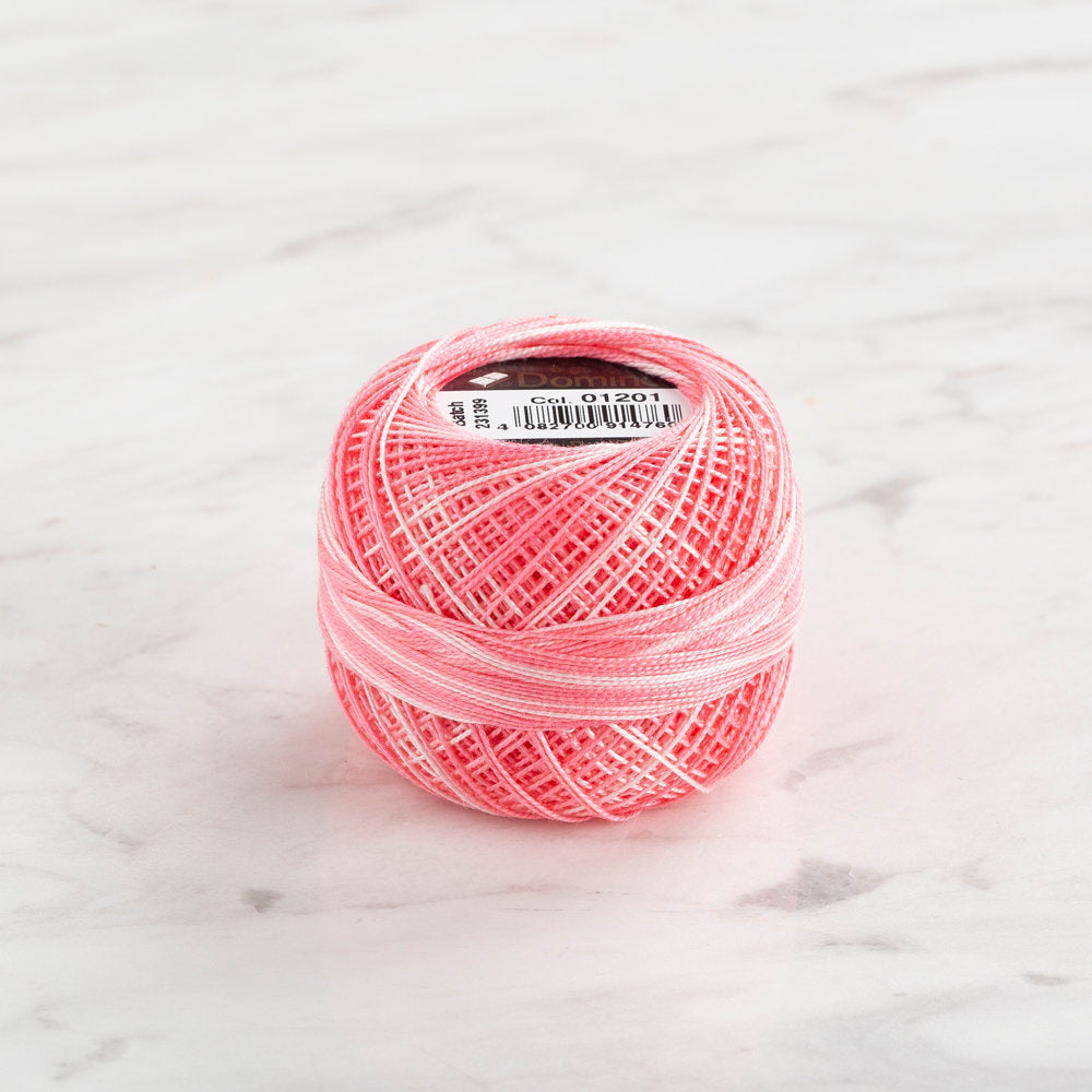Domino Cotton Perle Size 12 Embroidery Thread (5 g), Variegated - 4590012-1201