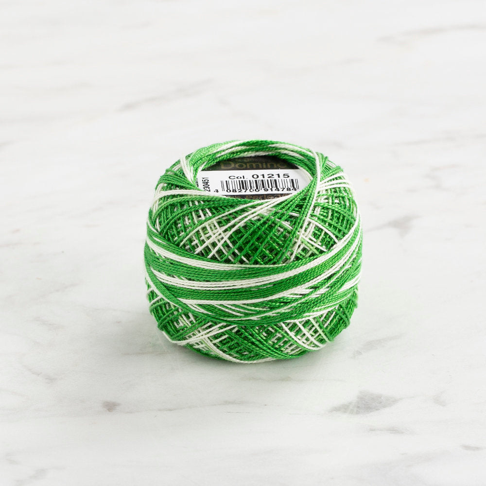 Domino Cotton Perle Size 12 Embroidery Thread (5 g), Variegated - 4590012-1215