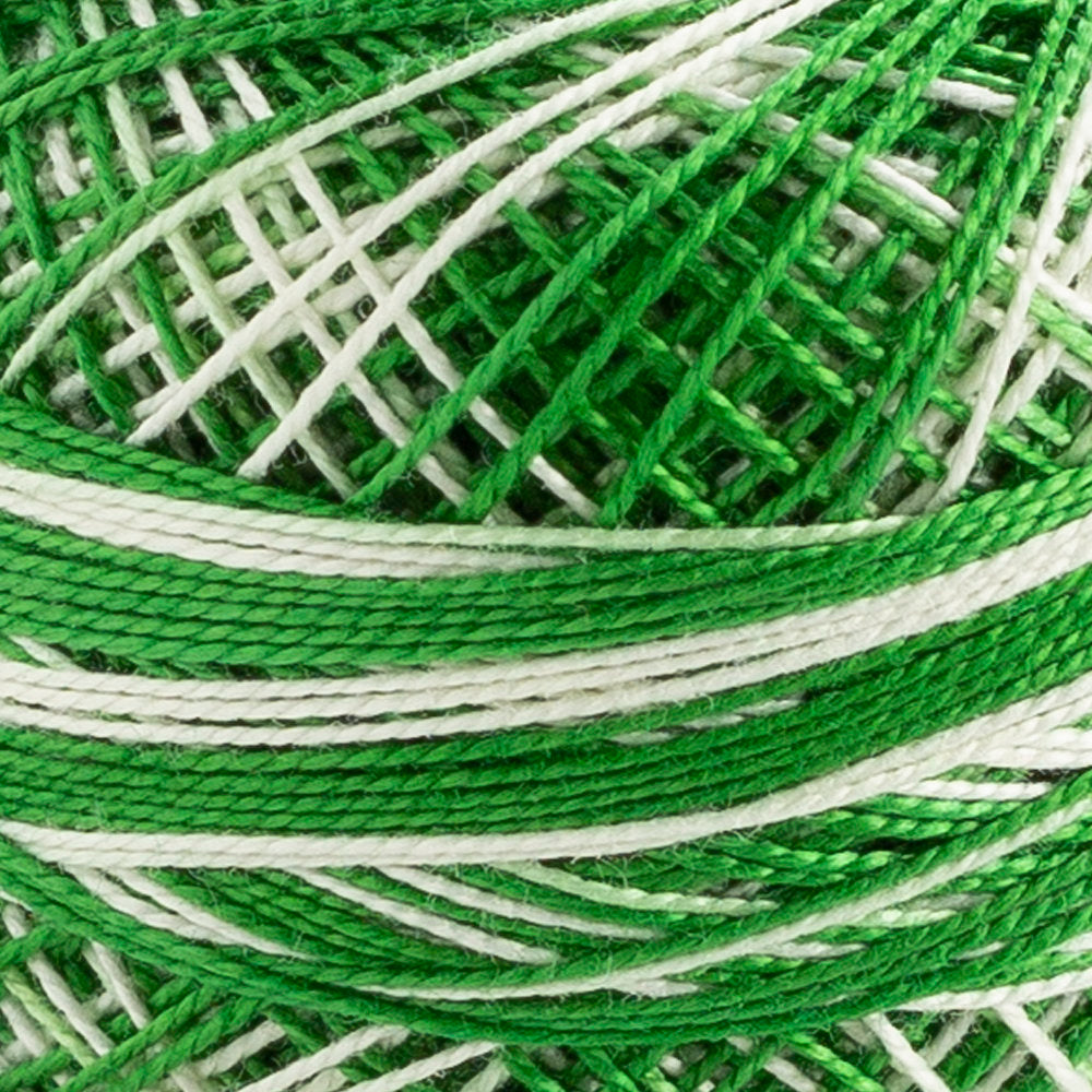 Domino Cotton Perle Size 12 Embroidery Thread (5 g), Variegated - 4590012-1215