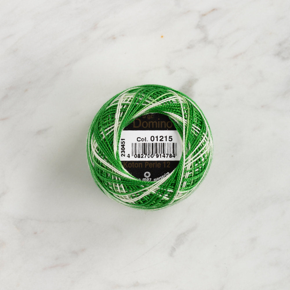 Domino Cotton Perle Size 12 Embroidery Thread (5 g), Variegated - 4590012-1215