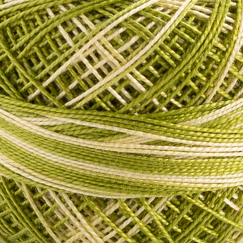 Domino Cotton Perle Size 12 Embroidery Thread (5 g), Variegated - 4590012-1216