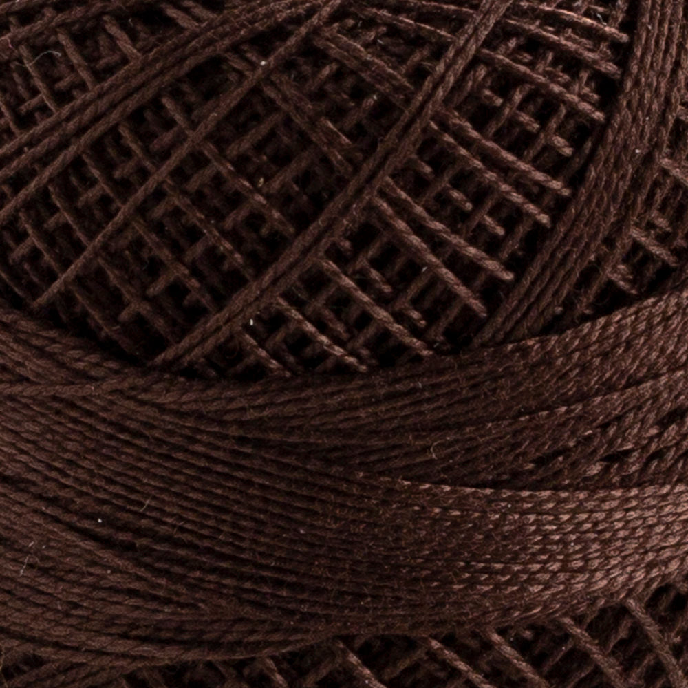 Domino Cotton Perle Size 12 Embroidery Thread (5 g), Brown - 4590012-2382
