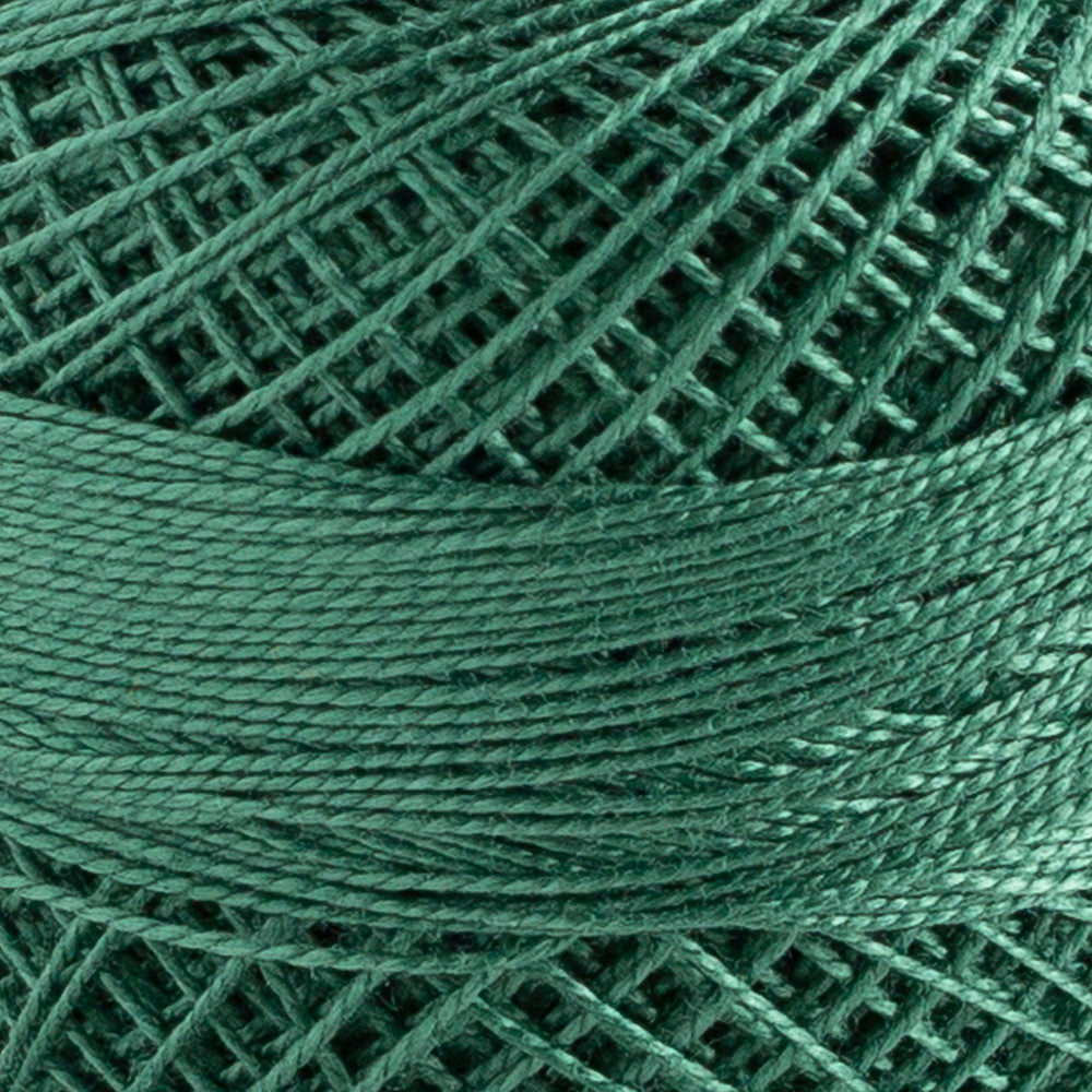 Domino Cotton Perle Size 12 Embroidery Thread (5 g), Green - 4590012-2877