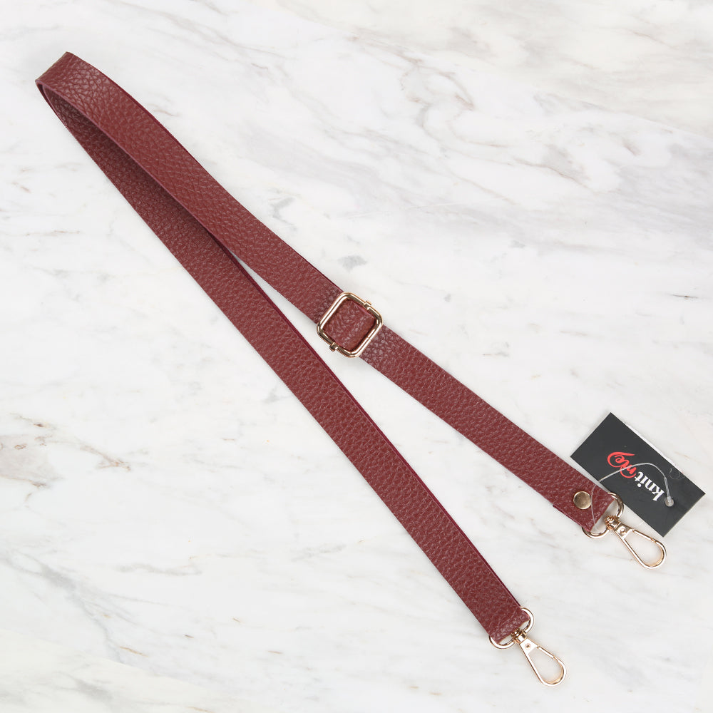 Knitme Sliding Buckle Bag Strap 135x2cm Claret Red BA-0002