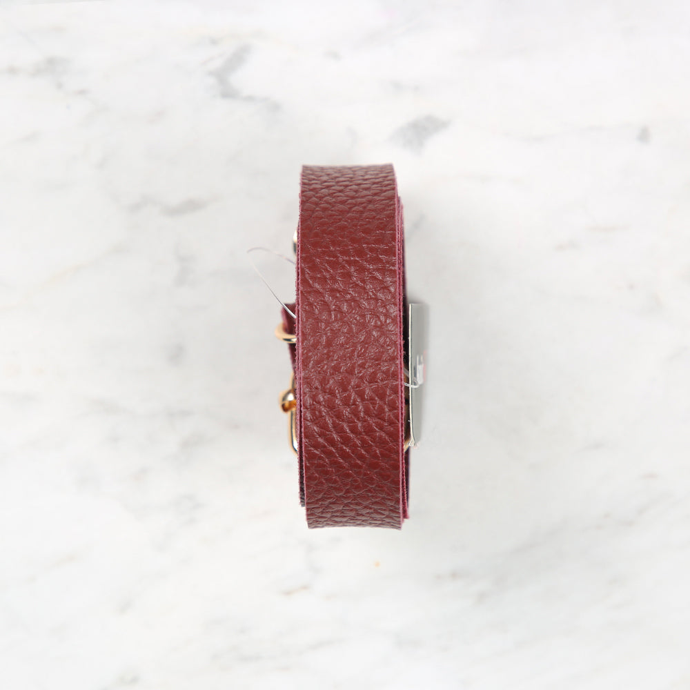 Knitme Sliding Buckle Bag Strap 135x2cm Claret Red BA-0002