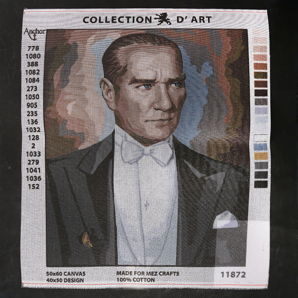 Collection Dart 40x50 cm Printed Gobelin, Ataturk - 11872