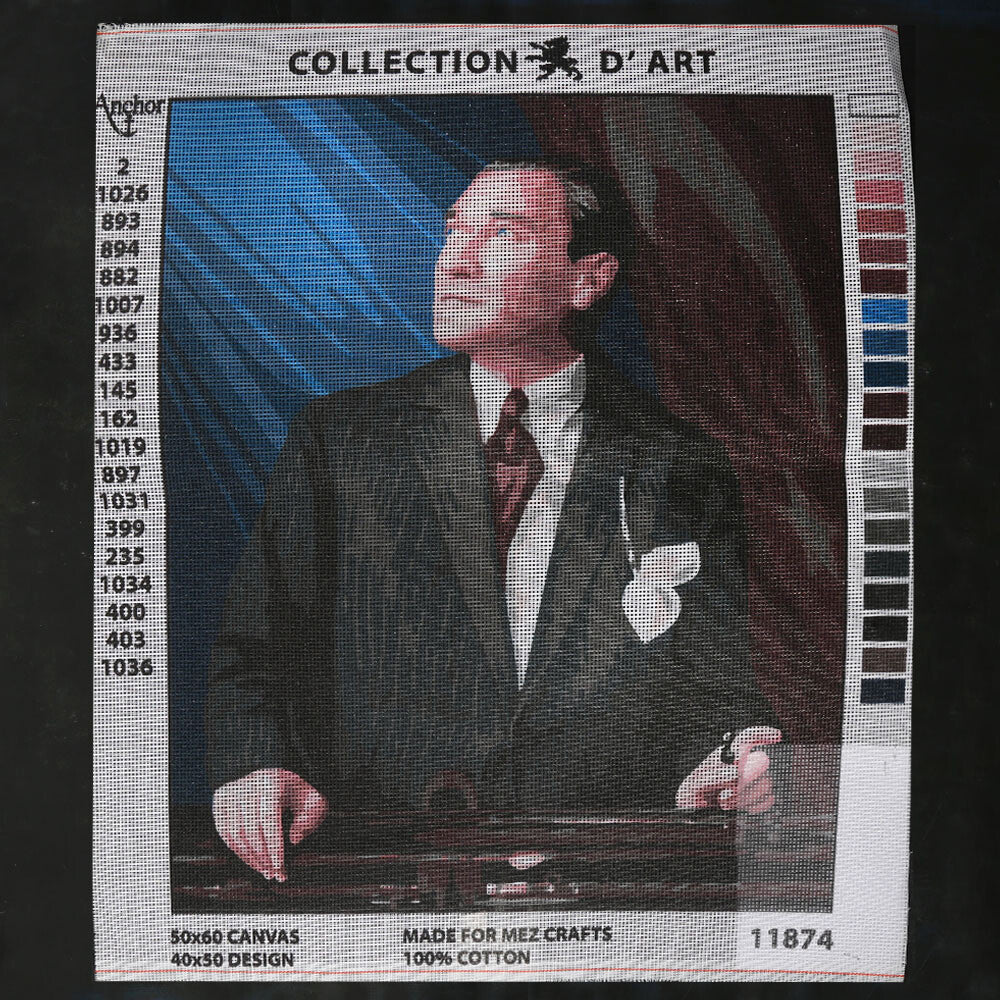 Collection Dart 40x50 cm Printed Gobelin, Ataturk- 11874