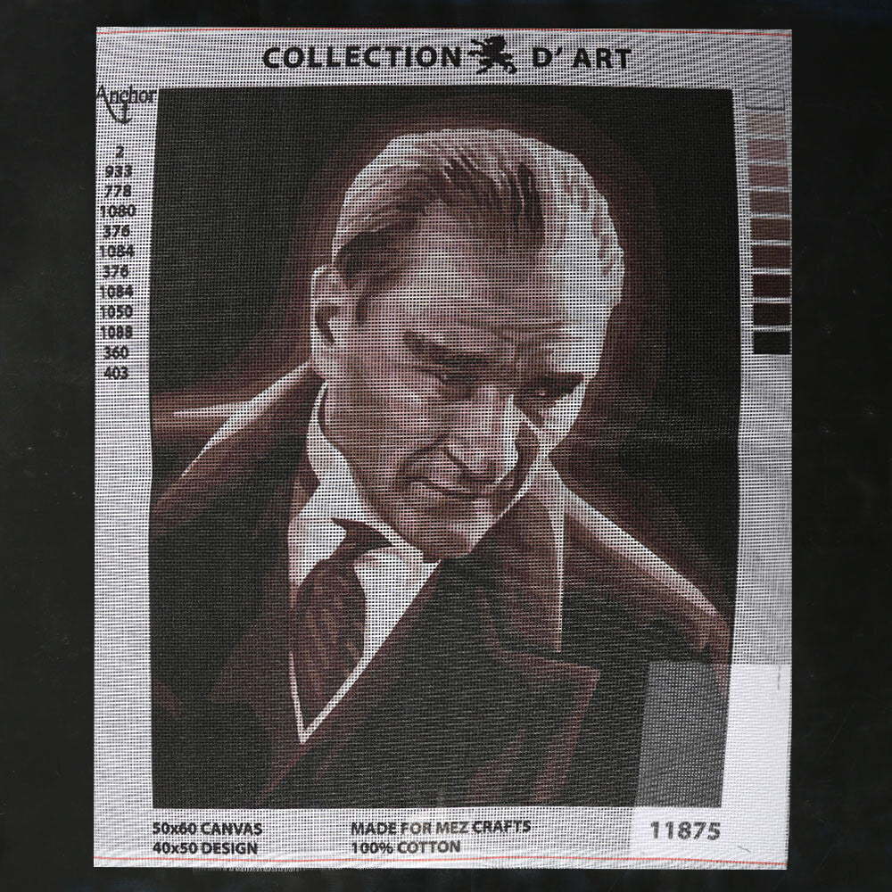 Collection Dart 40x50 cm Printed Gobelin, Ataturk - 11875